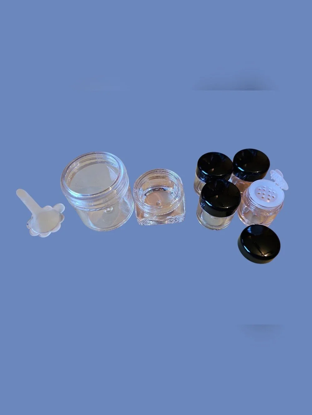 160+pc Qosmedix Cosmetic Sample Supplies Lot - New & Some Sealed